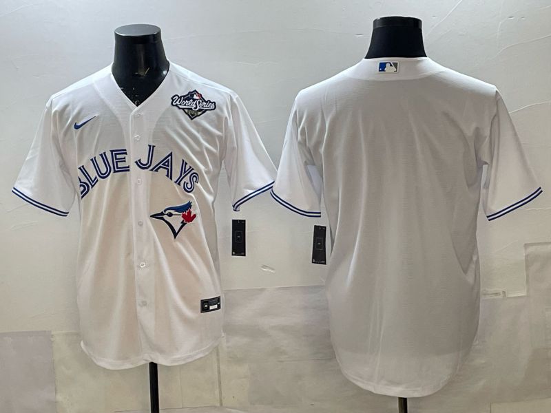Men 2025 Toronto Blue Jays Blank White Game Nike MLB Jersey style 05->toronto blue jays->MLB Jersey